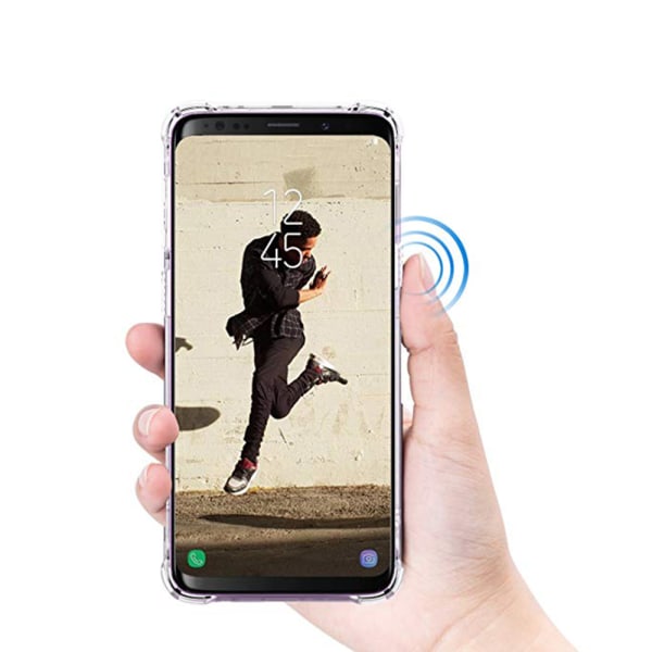 Samsung Galaxy S9 - Smart Praktiskt Silikonskal (FLOVEME) Transparent/Genomskinlig Transparent/Genomskinlig