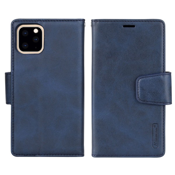 Praktisk lommebokveske med dobbel funksjon - iPhone 11 Pro Max Blå
