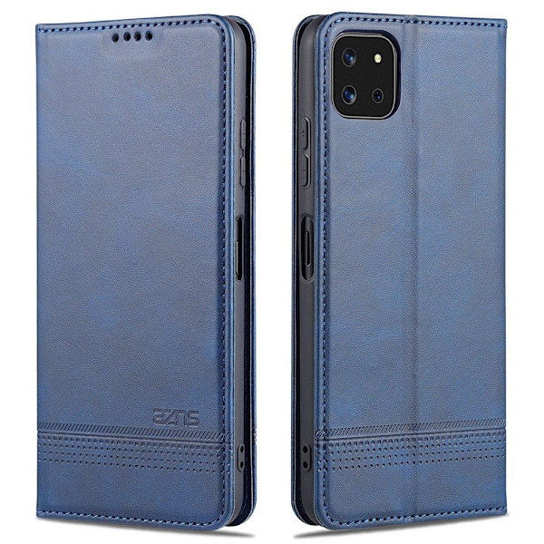 Samsung Galaxy A22 5G - Stilfuldt praktisk YAZUNSHI pungetui Mörkbrun