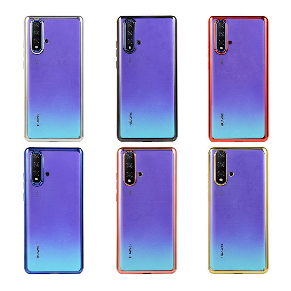 Elegant Skyddande Silikonskal - Huawei Nova 5T Röd