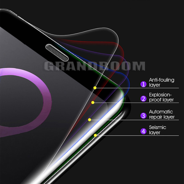 Samsung Galaxy S7 3-PACK Blød skærmbeskytter PET 9H 0,2mm Transparent/Genomskinlig