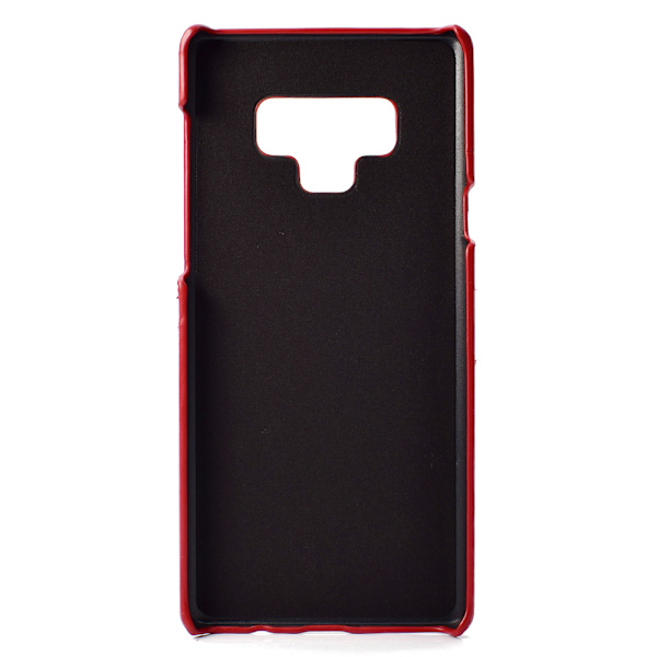 Galaxy Note 9 Exklusivt VINTAGE-Skal med kortfack Röd