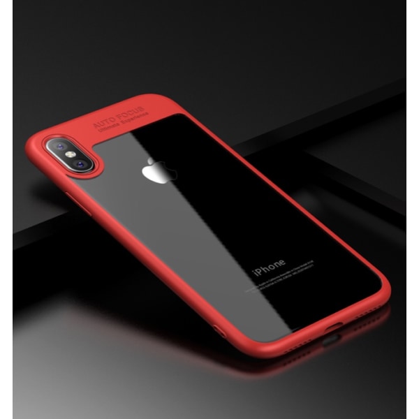 iPhone X/XS - Skal AUTO FOCUS Röd