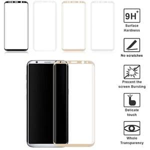 Samsung Galaxy S8 - HuTech EXXO-näytönsuoja kehyksellä (HD) Vit