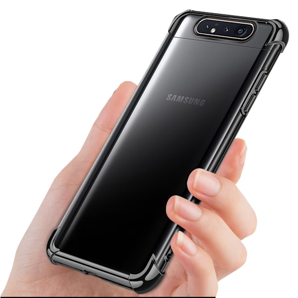 Beskyttelsescover - Samsung Galaxy A80 Transparent/Genomskinlig