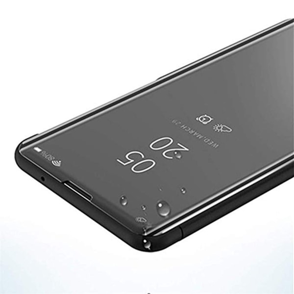 Huawei P30 - Praktiskt Smart Fodral från Leman (CLEAR-VIEW) Guld