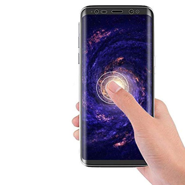 Samsung S9 näytönsuoja Nano-Soft Screen-Fit HD-Clear Transparent/Genomskinlig