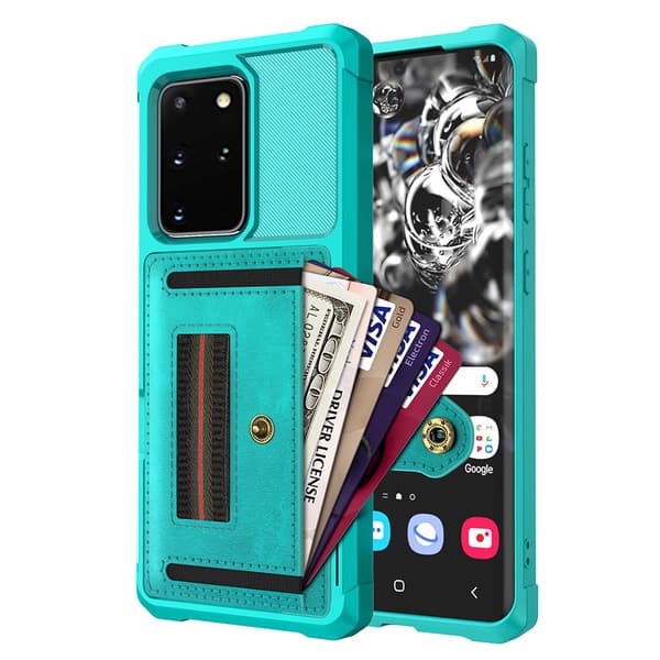 Samsung Galaxy S20 Plus - Professionelt cover med kortrum Röd