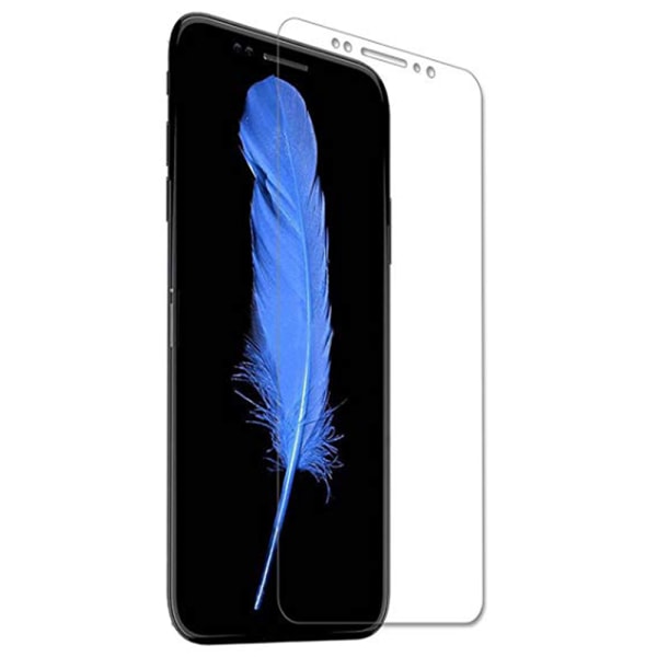 iPhone X/XS 2-PACK näytönsuoja 9H Nano-Soft Screen-Fit HD-Clear Transparent/Genomskinlig