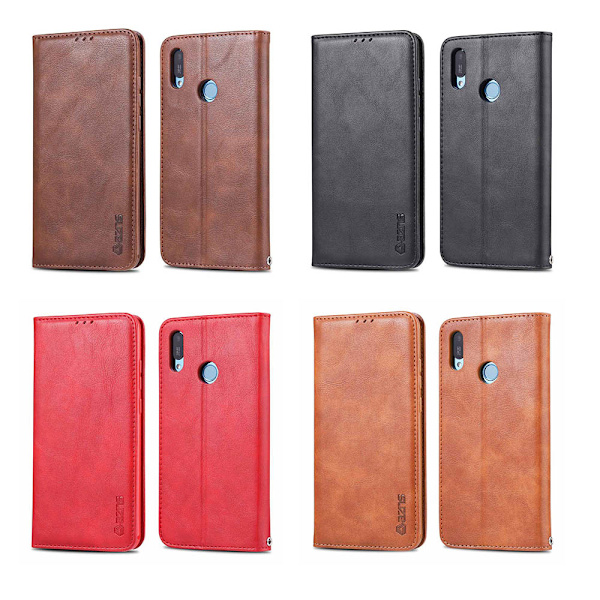 Plånboksfodral - Huawei Y6 2019 Röd
