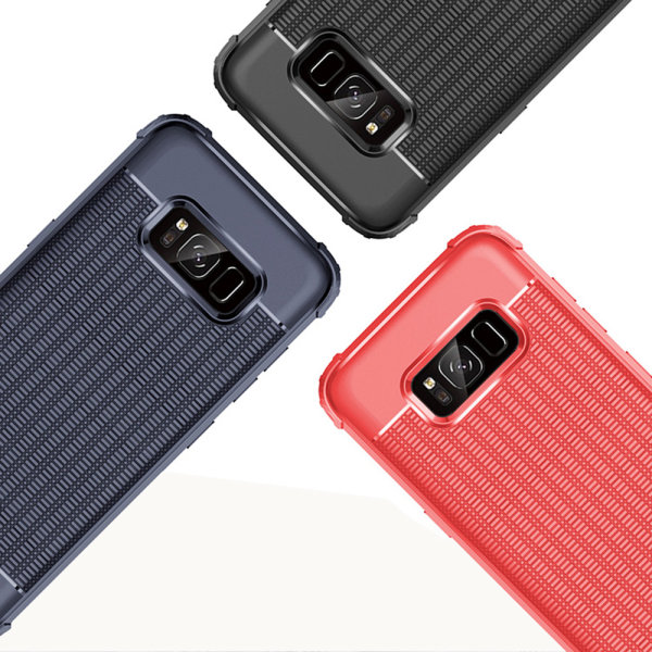 Samsung Galaxy S8 - Stilrent Leman Skal (Värmeavledande) Röd