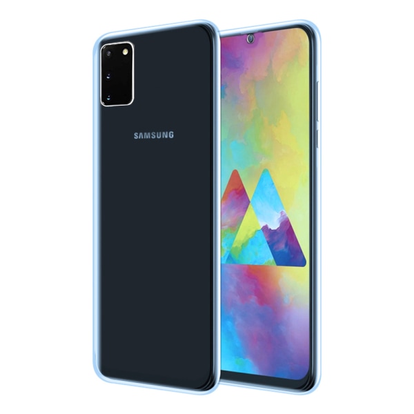 Stilfuldt fuld cover silikone cover - Samsung Galaxy S20 Blå