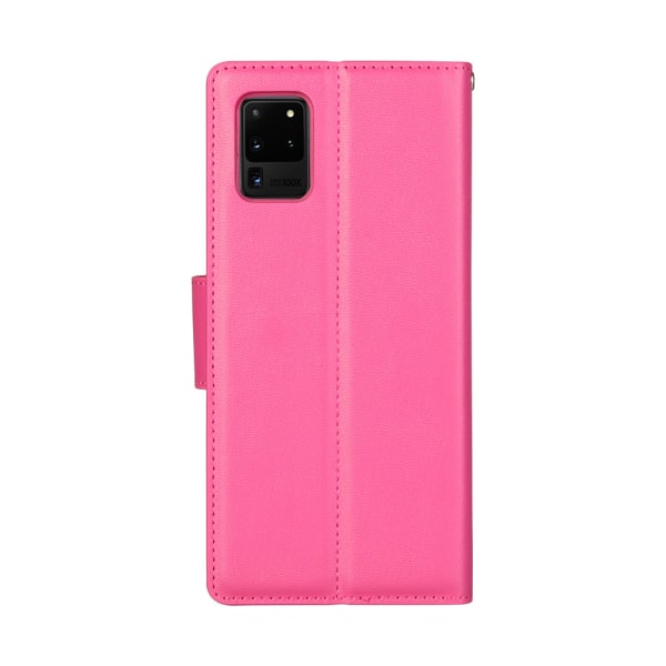 Samsung Galaxy S20 Ultra - Stilsäkert Plånboksfodral HANMAN Roséguld