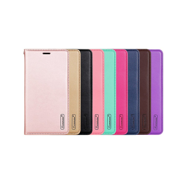 Elegant veske med lommebok fra Hanman - Samsung Galaxy S7 Edge Brun