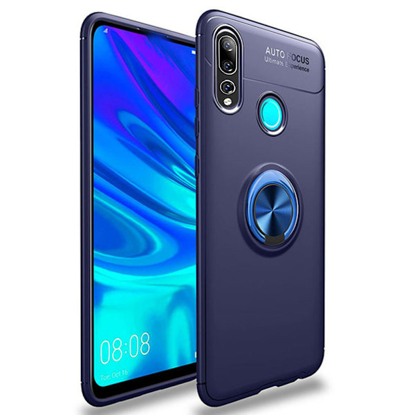Huawei P Smart Z - Skyddsskal med Ringhållare Svart/Blå