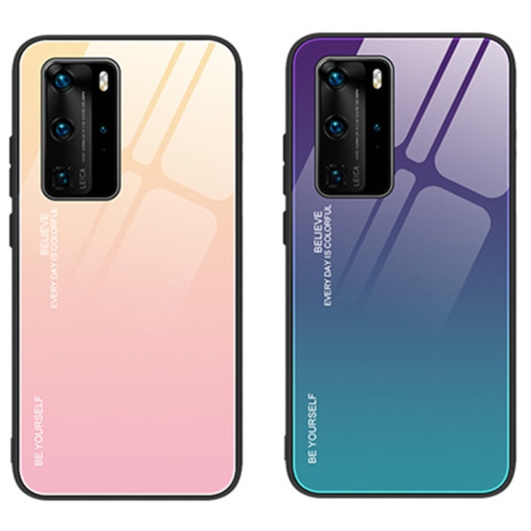 Huawei P40 Pro - Genomtänkt Skyddande Skal Rosa