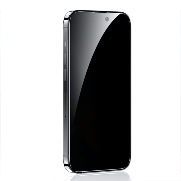 2-PACK iPhone 14 Pro Max Skärmskydd Anti-Spy HD 0,3mm Svart