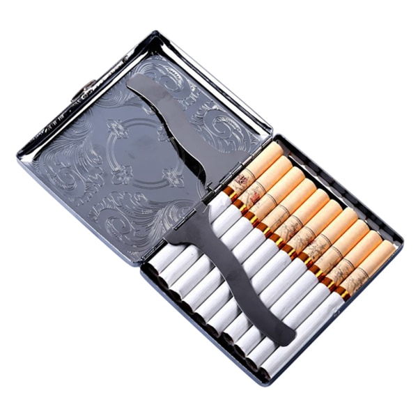 Stilfuldt cigaretetui i aluminium NO. 1