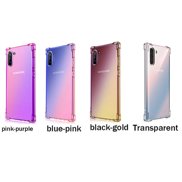 Samsung Galaxy Note10 - Tehokas kulutusta kestävä silikonisuojus Rosa/Lila
