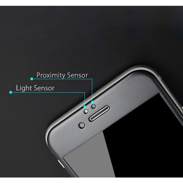 iPhone 6/6S Plus Carbon-Skärmskydd (Nyhet) från HeliGuard 3D/HD Guld