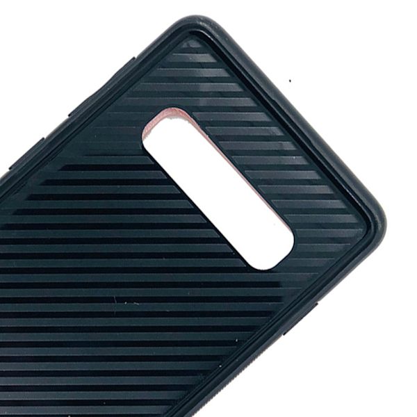 Samsung Galaxy S10 - Praktiskt Stilrent (HANMAN) Skal Mörkblå