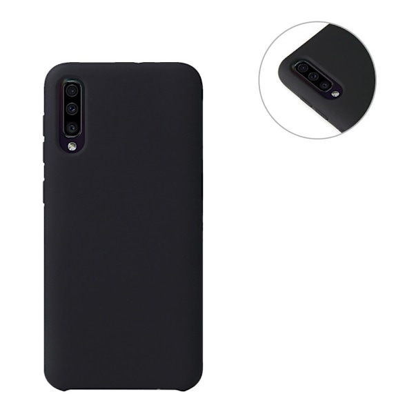 Elegant Silikonskal - Samsung Galaxy A50 Mörkblå