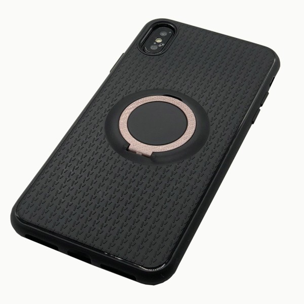iPhone XR - Skal med Ringholder från FLOVEME Rosaröd Rosaröd