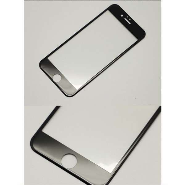 iPhone 6/6S - HuTech SILIKONGLAS-Skärmskydd 4th-Generation Glass Vit