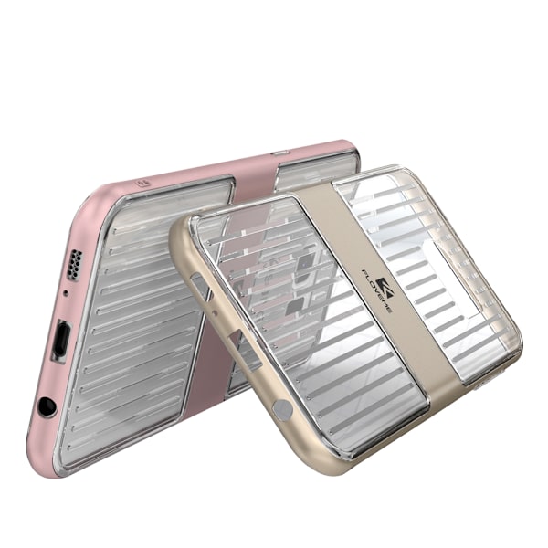 Samsung Galaxy S7 Edge - SONIC Stötdämpande Hybridskal Roséguld