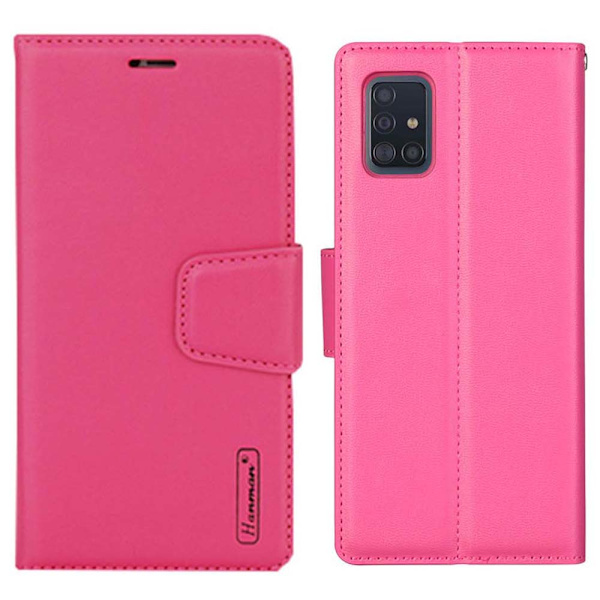 Samsung Galaxy A51 - Stilfuldt Hanman Wallet etui Lila