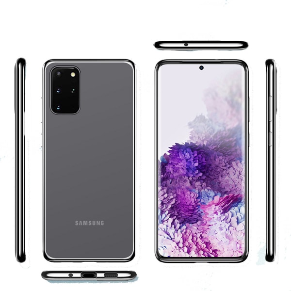 Samsung Galaxy S20 Plus - harkittu silikonikuori Svart Svart