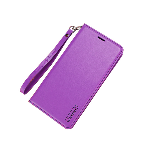 Elegant deksel med lommebok fra Hanman - Samsung Galaxy S8 Lila