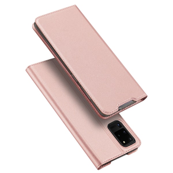 Samsung Galaxy S20 Ultra - Stilrent DUX DUCIS Plånboksfodral Roséguld Roséguld