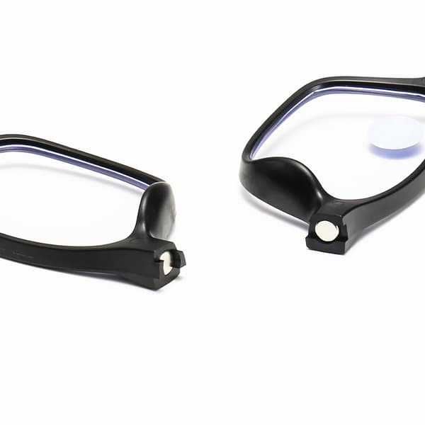 Praktiska Unisex TR Magnetiska Läsglasögon Blå +1
