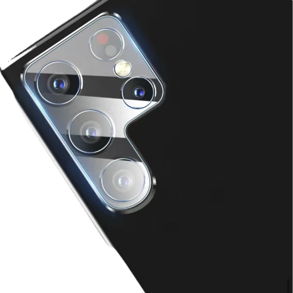 3-PACK Samsung Galaxy S22 Ultra kamera linsecover Standard HD Transparent
