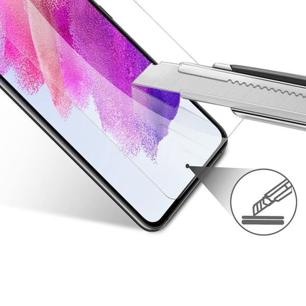3-PACK Samsung Galaxy S21 FE Hydrogel Skärmskydd 0,3mm Transparent