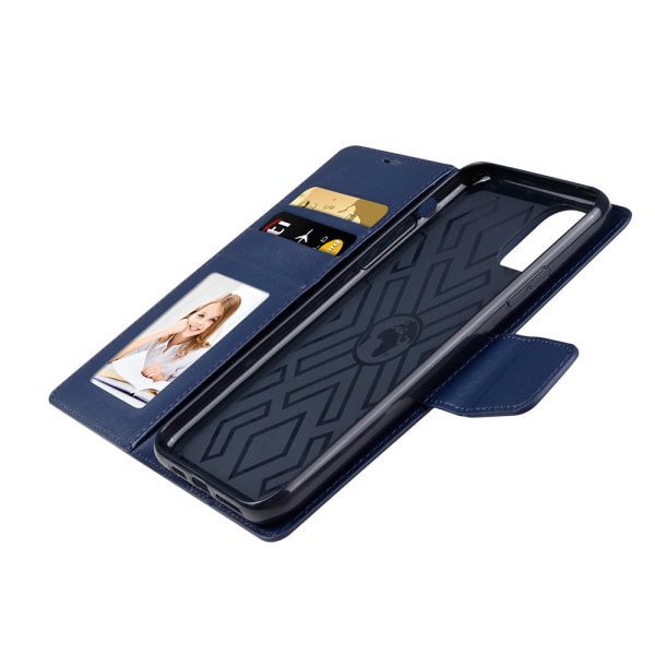 iPhone 13 - HANMAN Plånboksfodral Marinblå