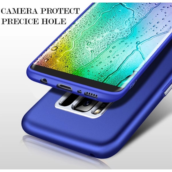 Stilrent Skal i Oil-Cover finish till Samsung Galaxy S8+ Röd