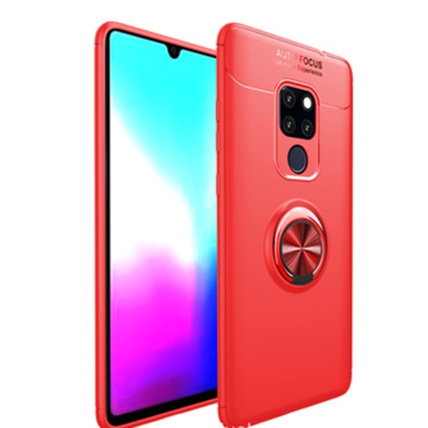Stilig deksel med ringholder - Huawei Mate 20 Pro Röd/Röd