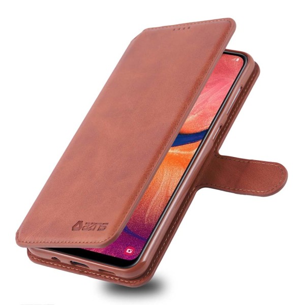 Samsung Galaxy A40 - Kraftig Yazunshi Wallet Case Svart