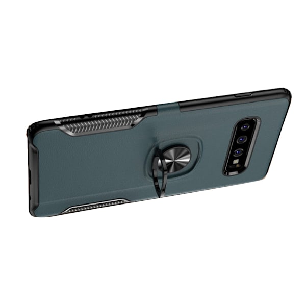 Praktiskt Skal med Ringhållare - Samsung Galaxy S10E Mörkblå