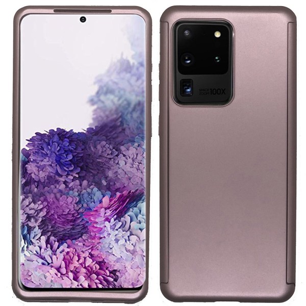 Tyylikäs Floveme-kaksoissuoja - Samsung Galaxy S20 Ultra Röd