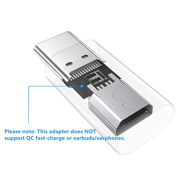 Adapter iPhone till USB-C USB 3.0 (PLUG AND PLAY) Svart