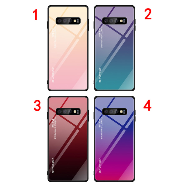 Effektfull Stötdämpande Skal - Samsung Galaxy S10 Plus flerfarget 4