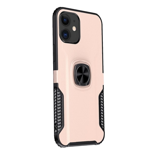 iPhone 12 Mini - Professionellt Leman Skal med Ringhållare Mörkblå