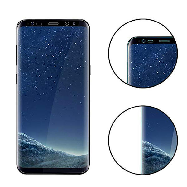 2-PACK MyGuard 3D-Skärmskydd till Samsung Galaxy S9+ Blå