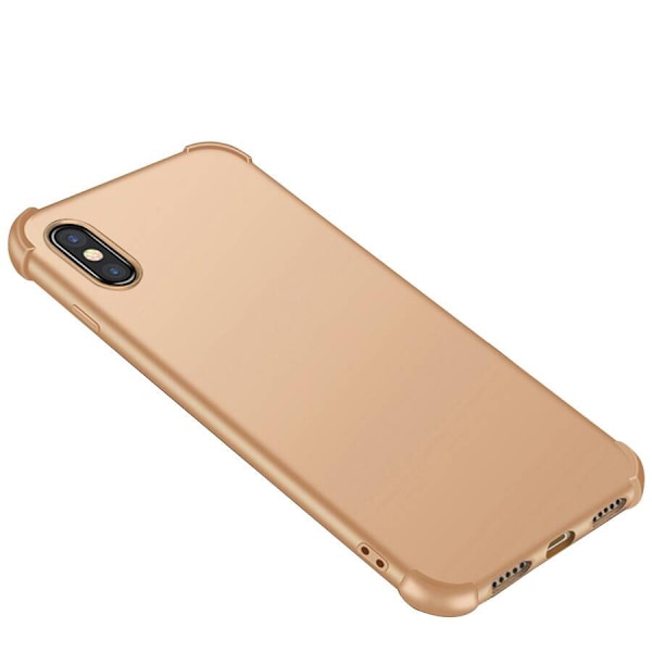 iPhone X/XS - Skal med Stötdämpande Funktion Roséguld