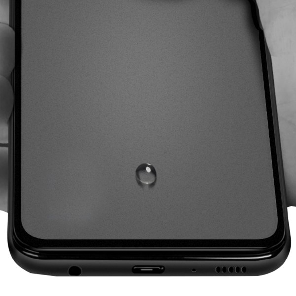 A51 3-PACK Näytönsuoja 2.5D Anti-Fingerprints 9H 0.3mm Svart