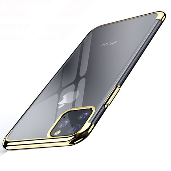 iPhone 12 Pro Max - Beskyttende stilfuldt silikonetui (Floveme) Guld