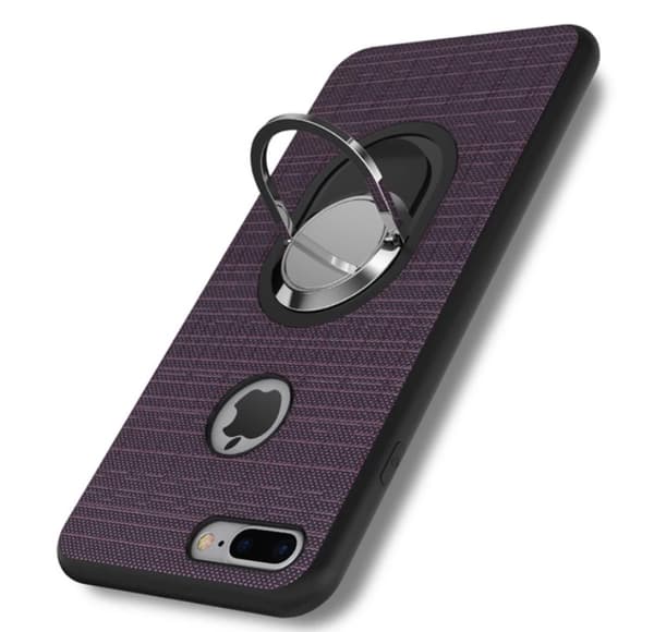 iPhone 6/6S - Stilrent Silikonskal med Ringh�llare FLOVEME Grå